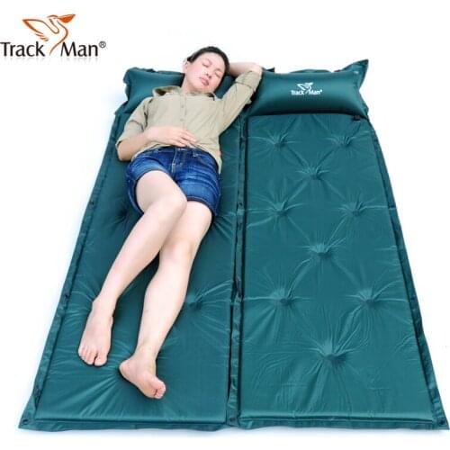 2015 Camping Barraca Trackman Moisture-proof Pad Inflatable Outdoor Single Automatic Widening Thickening Belt Cushion Pillow Mat