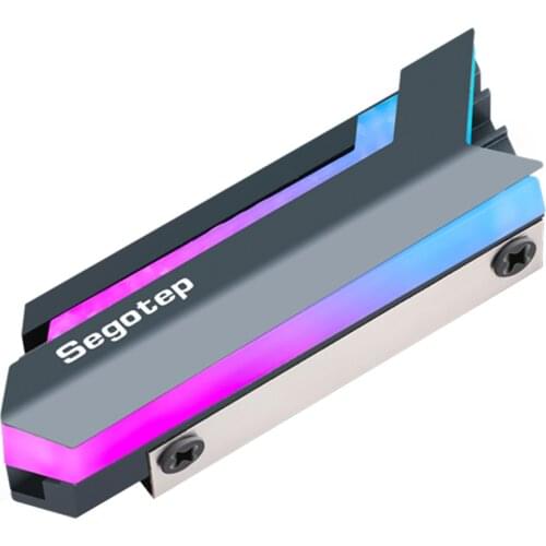 M.2 SSD Heatsink 5V 3-pin SATA ARGB Solid State Drive Cooler NGFF 2280 NVMe Passive Cooling Tool M.2 SSD Cooler for Desktop PC