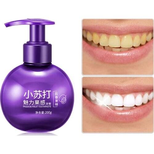 Toothpaste Whitening Teeth Cleansing Refresh Oral Hygiene Intensive Stain Removal Washing Mouth Press Bottle Tooth Care Cream M