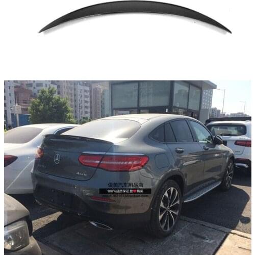 High quality Carbon Fiber Car Rear Trunk Lip Spoiler Wing Fits For Benz GLC Coupe GLC200 GLC260 GLC300 GLC63 2016.2017.2018 2019