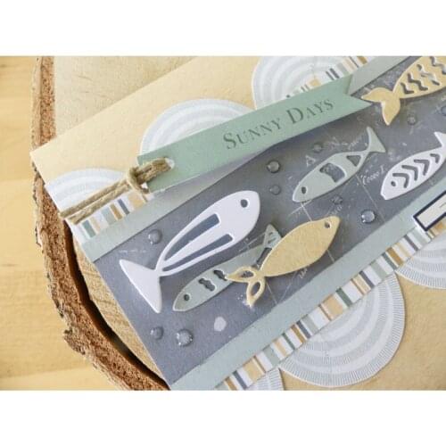 Metal Cutting dies cut die mold Multiple graphics fish decoration Scrapbook paper craft knife mould blade punch stencils dies