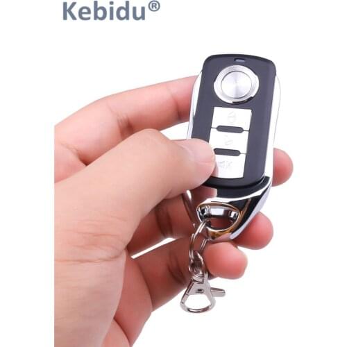 Kebidu 433Mhz Universal Remote Control Copy 4 Key Button Key Remote Duplicator For Gate Garage Door Car Key Opener