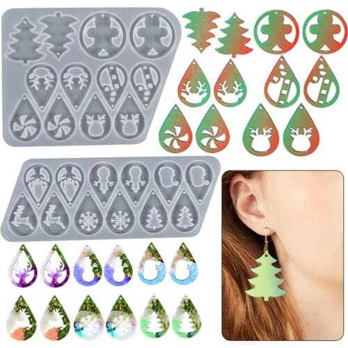 Earrings Pendant Silicone Mold Leaf Fruit Silicone Mold Resin Mold For Diy Necklace And Keychain Crystal Epoxy Resin Jewelry