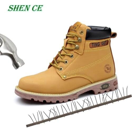 SHENCE Men's Work Shoes
