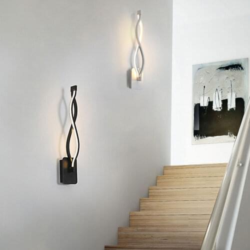 Nordic creativity LED 16W wall light for bed room bedside foyer study aisle Stair Light restaurant Acrylic Wall Lamp
