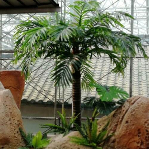 Green Artificial Plant Coconut Leaf Palm Leaf Tropical Plant Leaf Seaweed Leaf Branch Garden Tree Hotel Mall Decoration