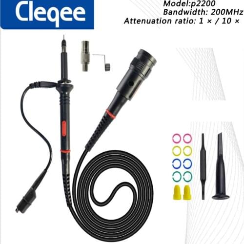 10:1 new style p2200 X1 / X10 200MHz oscilloscope probe