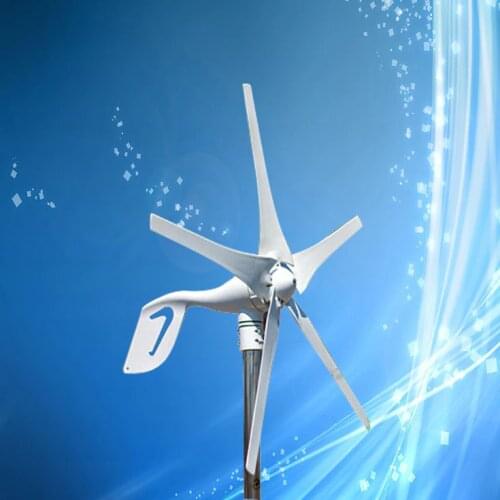 12V/24V Wind Turbine 800W Wind Power Generator with 3PCS/5PCS Blades + Free MPPT Wind Generator Charge Controller, CE Approval