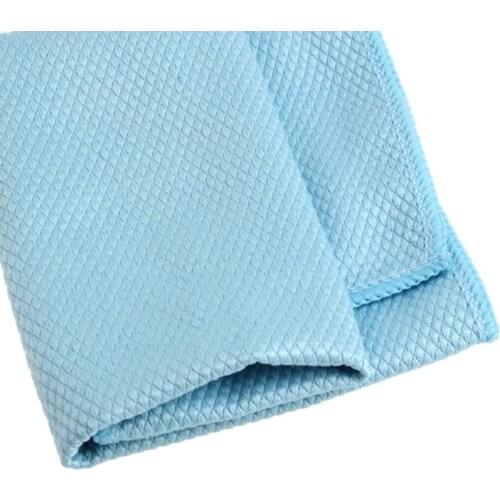 3Pcs Household Dish Glass Car Window Mirror Screen Microfiber Cleaning Cloths Kitchen Absorbent Dishcloth Rags Washing Towels