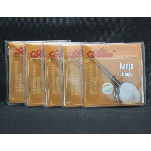 5 Sets AJ04 Steel Copper Alloy A D G C 4 String Banjo Strings (009 016 023 030)