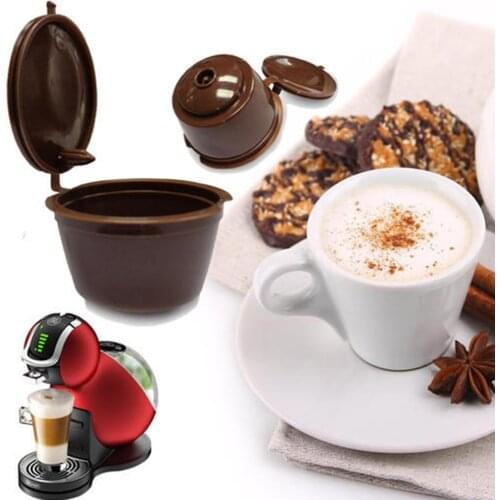 5pcs Cup-shaped Coffee Capsule Reusable Refillable Coffee Capsule Cup Coffee Filter Kitchen Gadgets & Tools