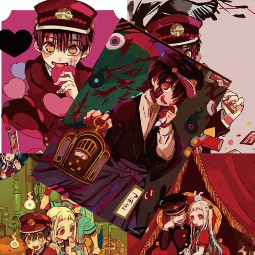 8pcs/set Anime Toilet-Bound Hanako-Kun Posters Included 8 Different Pictures HD Print Wall Poster 42X29CM