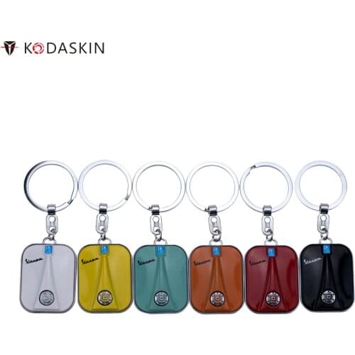 KODASKIN Keychain Key Circle Ring Chain for Piaggio VESPA GTS GTV LX Primavera Sprint PX
