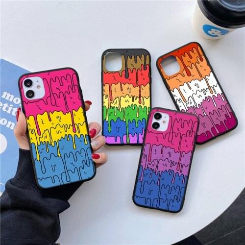 Case For Xiaomi Poco X3 NFC F3 Redmi Note 10 9 8 7 Pro 8T s 6 5 9C 9T Mi 9 SE 10T 10 11 Lite A3 TPU Pastel Kawaii Melting Cover