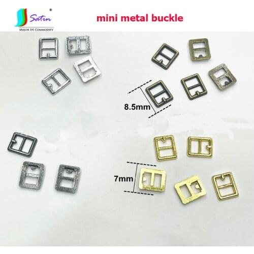 Home DIY Make Doll Pants Shoes Bag Hat Coat Jacket Accessories Metal Color Gold Silver Bronze Gun Black Mini Small Buckle Button