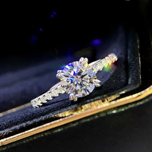 Hot Sale Fashion Proposal Engagement Ring Women Shining Bright Octopus Womens Jewelry