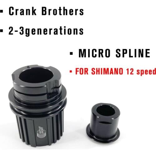 Crank brothers-2-3 Micro Spline Freehub Para Corpo 3-Cubos Pawl 12 X142/148mm for M7100/8100/9100 12 Speed