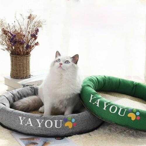 Summer cat litter kennel pet litter round four seasons universal small and medium-sized dog waterproof scratch resistant mat mat
