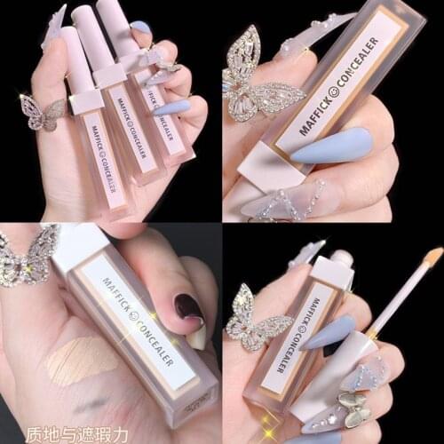 MAFFICK Smiley Face Concealer, Long-lasting, Natural, Acne, Red Blood and Dark Circles, INS Popular Concealer Contour Palette