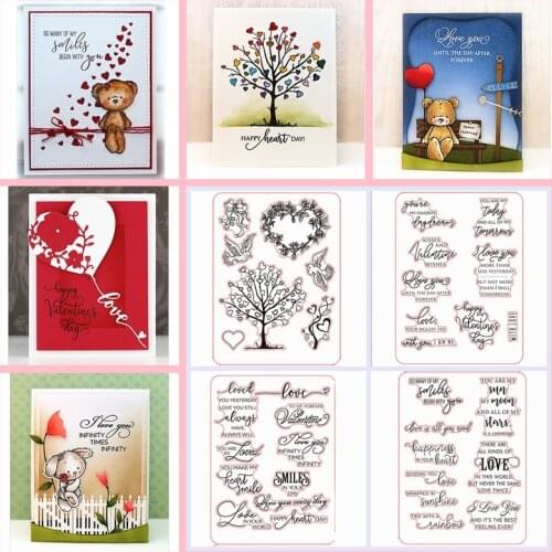 Sweet Wishes Clear Stamps For DIY Scrapbooking Photo Album HandCraft Paper Cards Decor Transparent Stempels Silicone Seal New