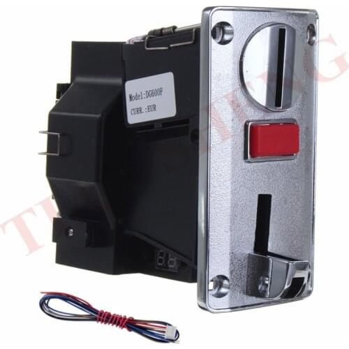DG600F multi programmable coin acceptor with 6 different kind coins for washing machine electronic vending machine coin selector