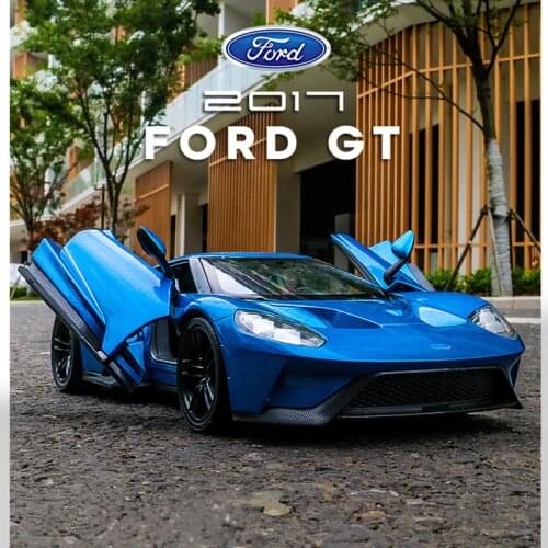 Welly 1:24 Ford GT car alloy car model simulation car decoration collection gift toy Die casting model boy toy