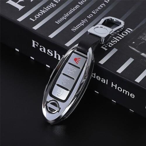 New Alloy Car Remote Key Cover Case key chain For infiniti EX FX G25 G37 FX35 EX25 EX35 FX37 EX37 Q60 QX50 QX70