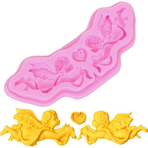 Silicone Cake Mold 3D Angle Shape Sugarcraft Fondant Mould Chocolate Candy Mold Baking DIY Cake Decorating Tools