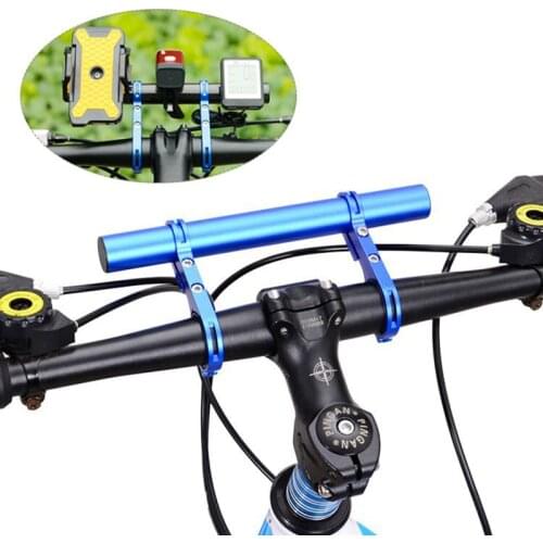 Bicycle Handlebar Extended Bracket Bike Headlight Mount Bar Flashlight Holder Lantern Lamp Support Rack Aluminum Alloy Stand