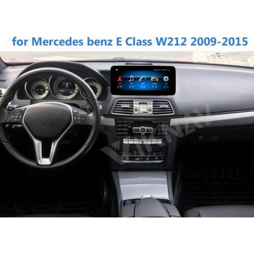 12.3inch android 10 Eight Core Car DVD multimedia radio Player for Mercedes benz E Class W212 2009-2015 GPS Navigation 2din