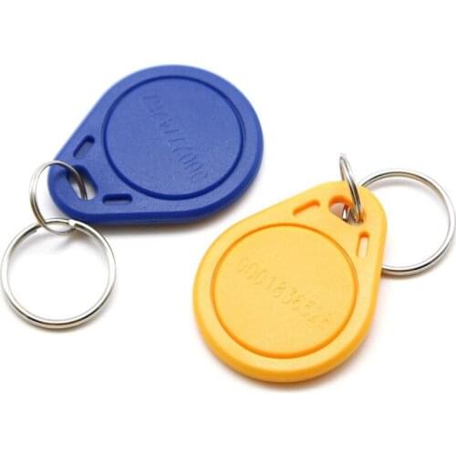 10pcs/lots)TK4100 (EM4100 compatible) RFID Read-only 125KHz Keyfob Anti-corrosion Keychain ID Keyfinder Key Finder Tag
