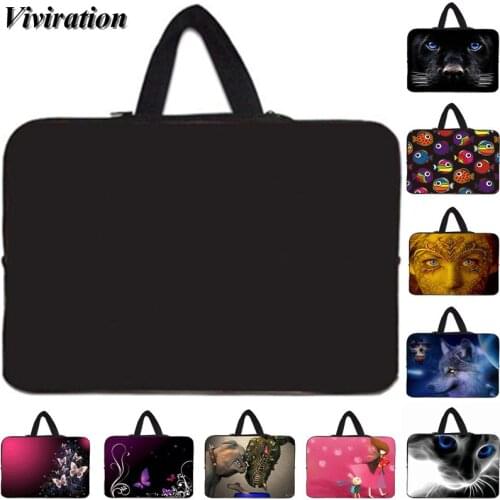 14 Notebook Case For Samsung Tab iPad Asus Acer Women Mens Xmas Gift Funda Chromebook Case 11.6 12 13 15 17 10 Black Laptop Bags