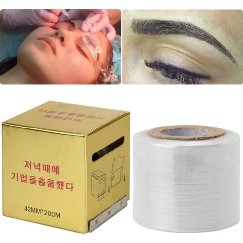 20 boxes Tattoo Clear Wrap Cover Preservative Film Microblading Tattoo Film For Permanent Makeup Tattoo Eyebrow Supplies