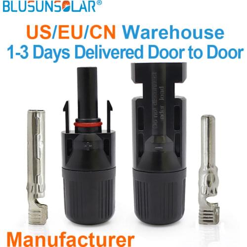 500 Pair Ship From Germany Warehouse High Quality IP67 pv solar Solar Panel Plug Socket Connectors Male & Female