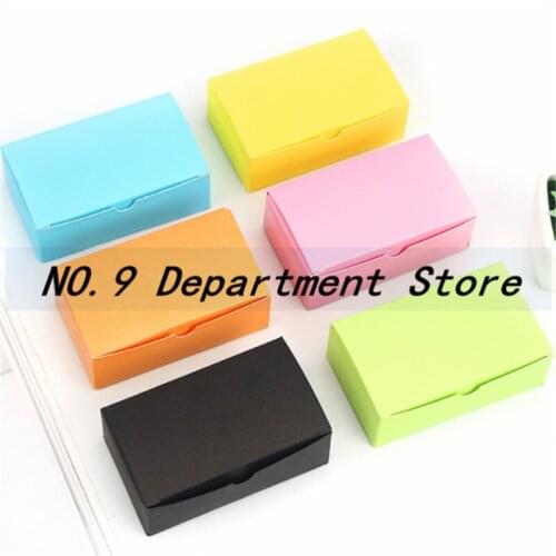 90pcs/lot 8 color Customizable logo Business Double-sided Blank Kraft Paper gift label card Christmas wedding party Message Card