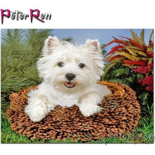 Diamond Painting pet dog Diamond Embroidery icon Cross Stitch Rhinestone Hanging picture Mosaic Stickers Painting Home decor art