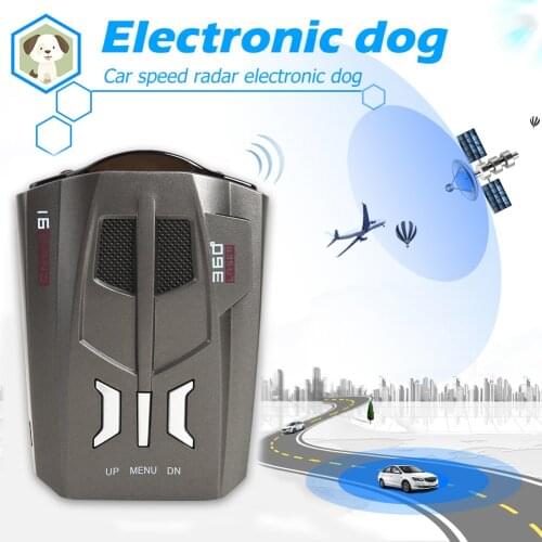 Anti Radar Car Detector English Russian Human Voice Warming X K Band V9 2020 GPS Car Anti Radars Police Speed