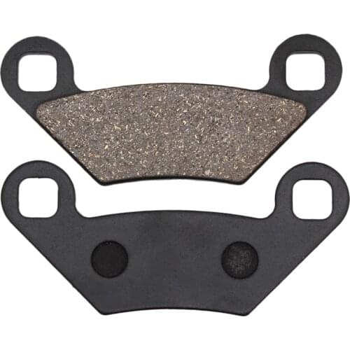 Cyleto Motorcycle Front and Rear Brake Pads for POLARIS 850 XP EPS Sportsman 850 2009-2011 550 Sportsman 550 XP EPS 2009-2011