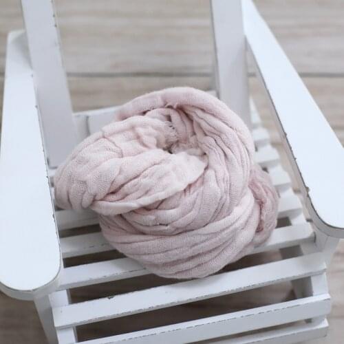 Gauze Cotton Light Pink 36"*150 cm Dyed Cheesecloth Wrap Photography props Newborn soft swaddle Sack Blanket Layering Fabric