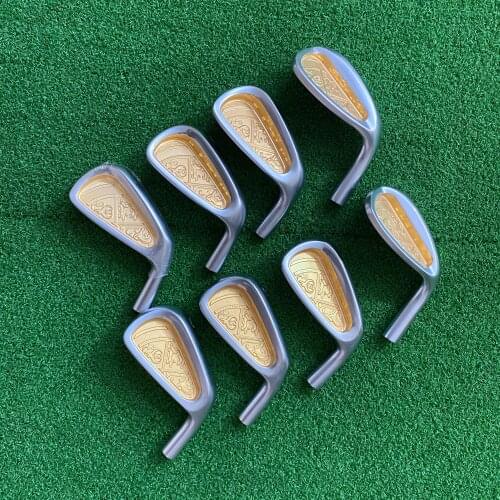 Golf Clubs Irons Head Only 5-s 8 Pcs No Shaft Free Shipping Soft Iron Teardrop Men