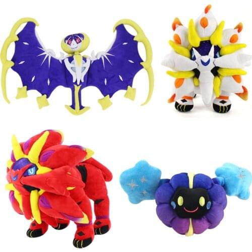Pokemon Cosmog Solgaleo Lunala Stuffed Plush Toys Anime Dolls Childrens Christmas Gifts