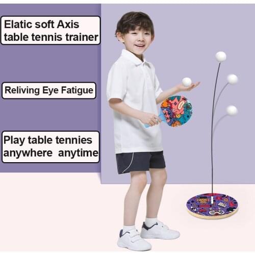 Table Tennis Set Trainer Ping Pong Training Equipment Racket Kids Ping-Pong Practice Indoor Sport Game Children Education