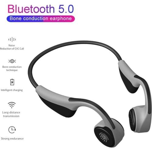New Headphones Bluetooth 5.0 Bone Conduction Headsets Wireless Sports Earphones Handsfree Waterproof PK Z8 Wireless Headphone