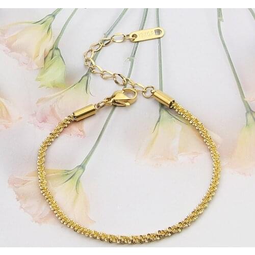 New High Quality Jewelry Stainless Steel Corn Shape Bracelet Love Bracelet For Women Party Gifts Wholesale
