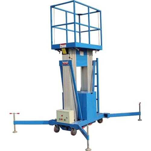 Portable Mobile Electronic Hydraulic Scissor Lift Platform Double Scissor Car Lift Fire ladder