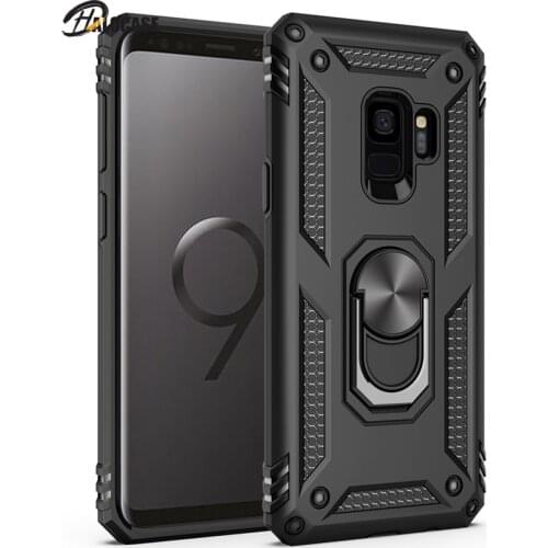 Shockproof Case for Samsung Galaxy S9 S20 Ultra S8 S10 Plus Note 9 8 A51 A71 Note8 Note9 S9plus A50 A70 Ring Holder Stand Covers
