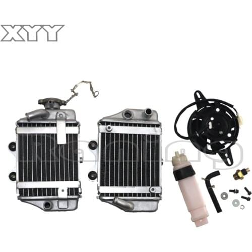ATV Radiator Water cooling engine & fan for Xmotos Apollo Motorcycle Zongshen Loncin Lifan 150cc 200cc 250cc engine Accessories