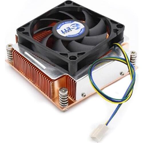 93*90mm High Power Special Cooling Copper Radiator For Semiconductor Refrigeration Film With Fan