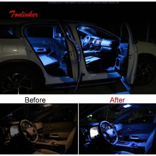 Tonlinker Interior Brightness Atmosphere Mouldings LED Lamp for CITROEN C5 AIRCROSS 2017-19 Car Styling 1-3 PCS LED replace Lamp