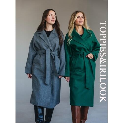 Женские шерстяные пальто Toppies China At AliExpress